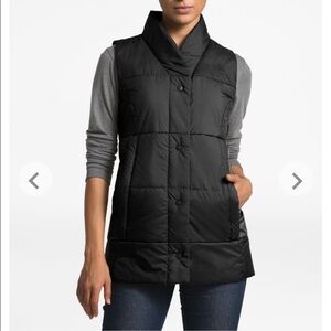 The North Face Femtastic Insulated Puff Vest  Size Small Black Puffer Vest